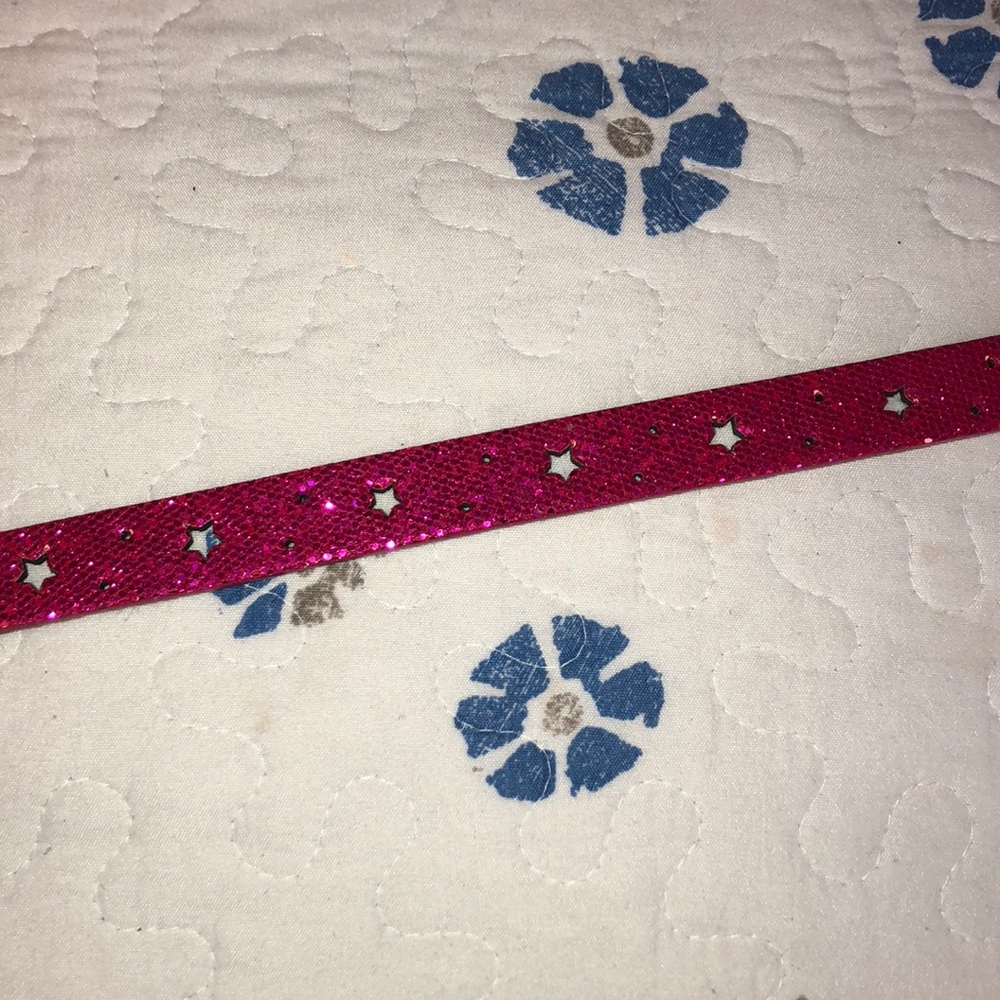 Pink star cutout belt !